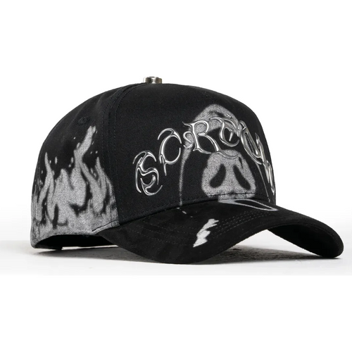 BARBAS HATS HALLOWEN SCREAM BLACK