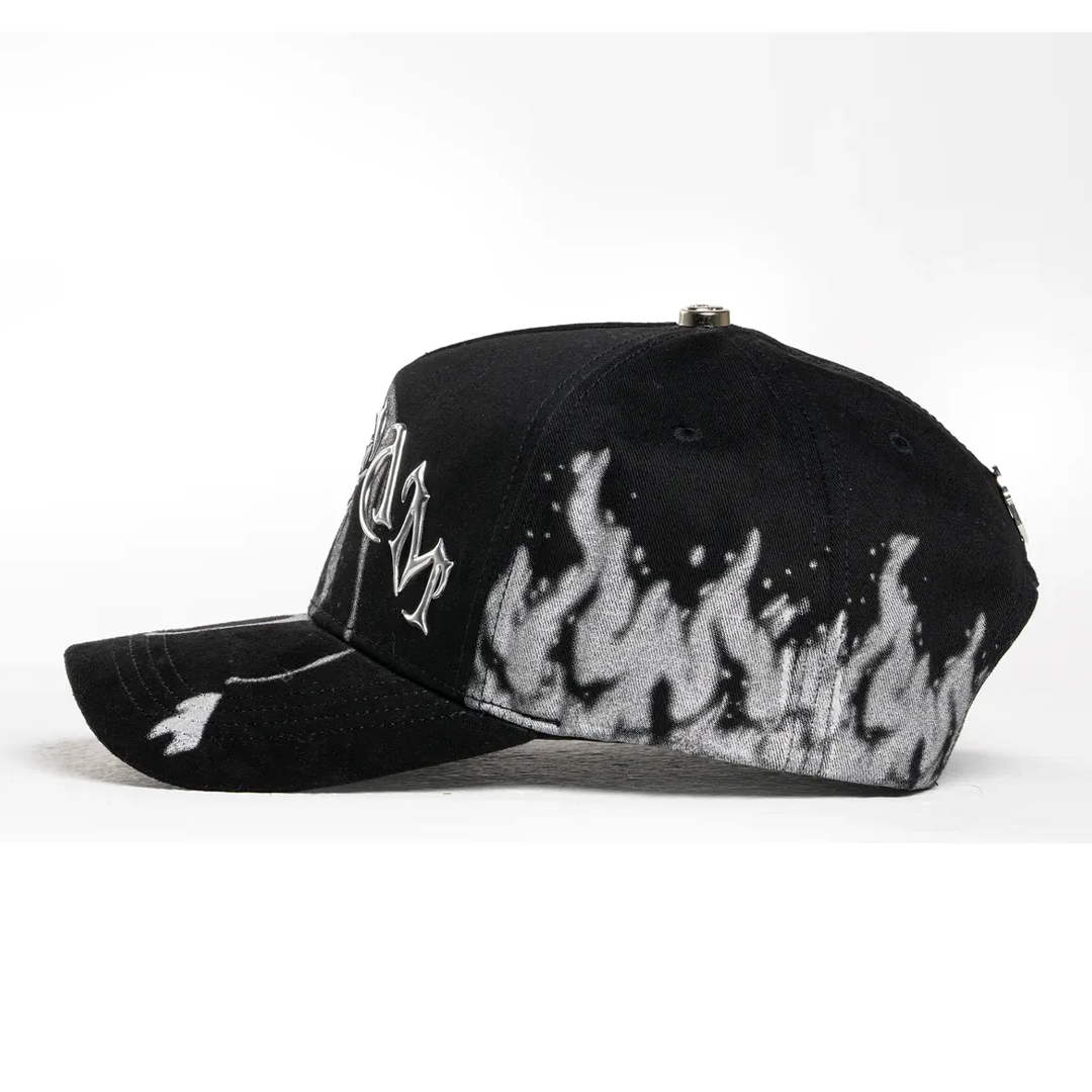 BARBAS HATS HALLOWEN SCREAM BLACK