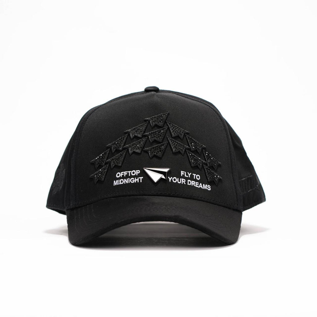 GORRA OFFTOP X MIDNIGHT PAPER PLANES BLACK