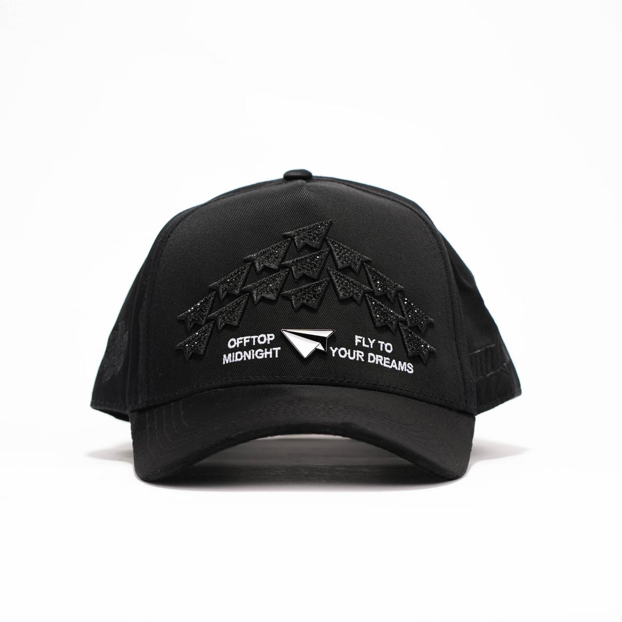 GORRA OFFTOP X MIDNIGHT PAPER PLANES BLACK