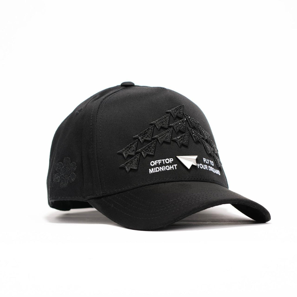 GORRA OFFTOP X MIDNIGHT PAPER PLANES BLACK