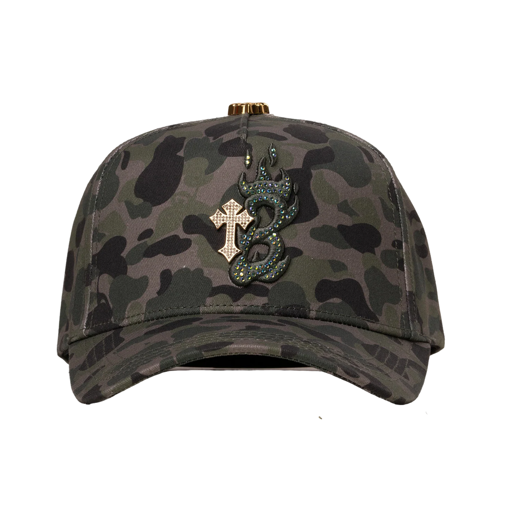 BARBAS HATS  B CROSS CAMO