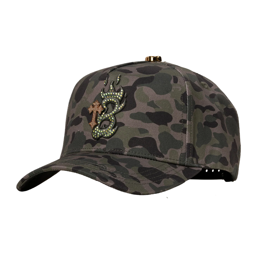 BARBAS HATS  B CROSS CAMO