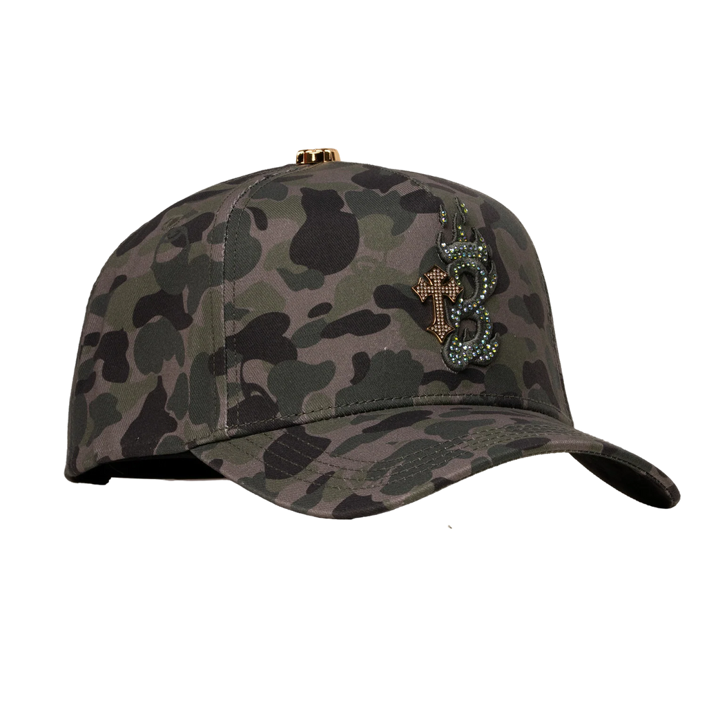 BARBAS HATS  B CROSS CAMO