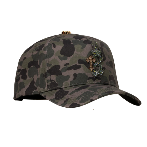 BARBAS HATS  B CROSS CAMO
